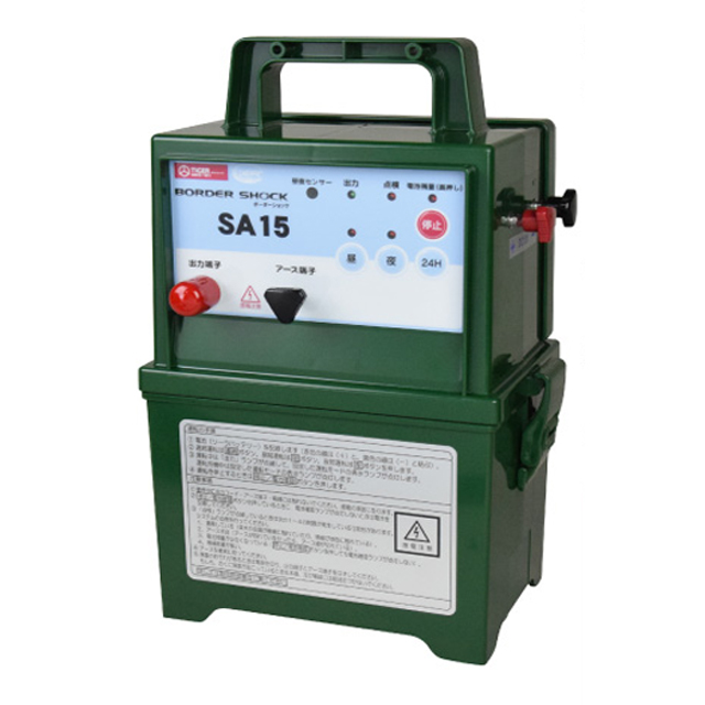 TIGER　電気さく用電源装置　SA15DC