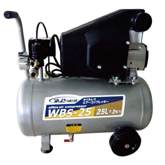 シンセイ　オイルレス　エアーコンプレッサー25L　WBS-25