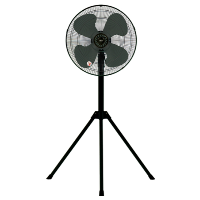 広電　樹脂羽根三脚型工場扇　開放モータータイプ　黒　CFF435TPAK