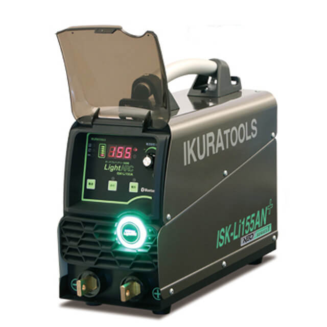 イクラ　リチウムイオンバッテリー内蔵アーク溶接機（電撃防止機能付）　ISK-Li155AN（plus）