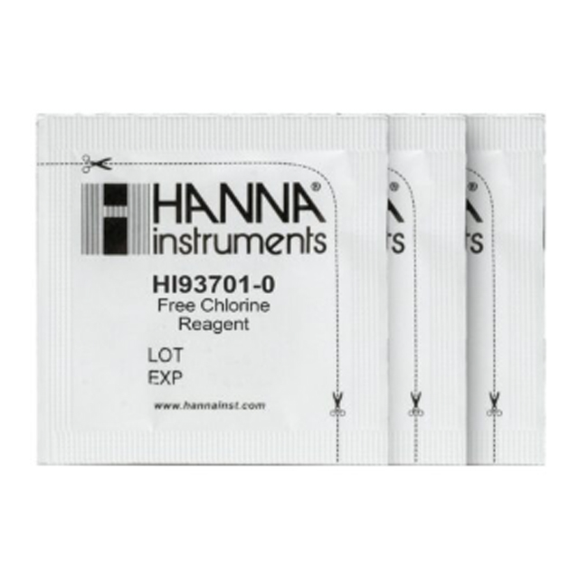 ハンナ　遊離塩素用粉末試薬(100回分)　HI93701-01