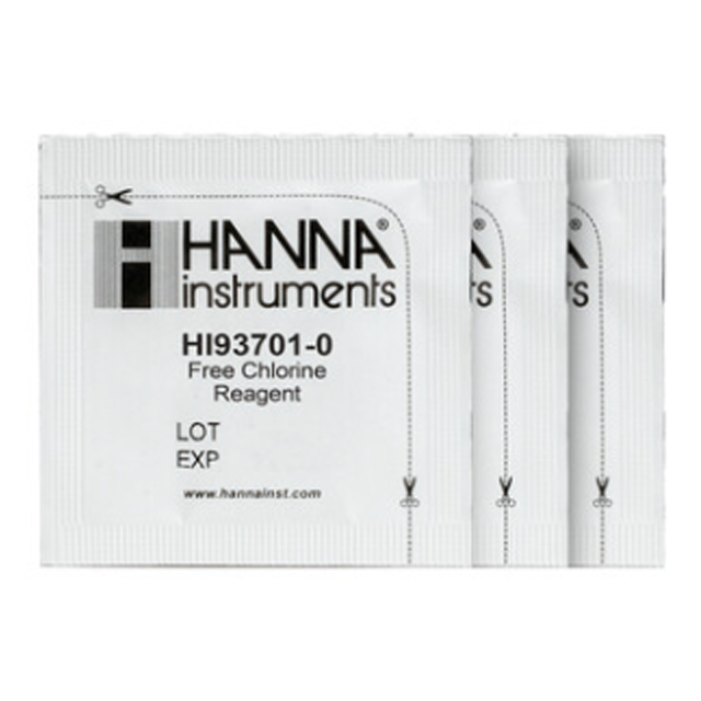 ハンナ　遊離塩素用粉末試薬(300回分)　HI93701-03