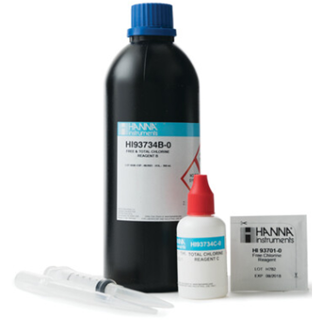 ハンナ　高濃度用残留塩素計試薬　HI93734-01