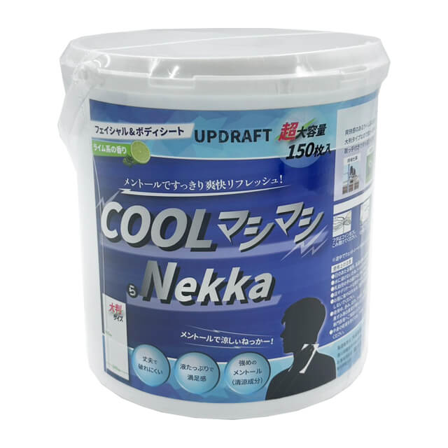 UPDRAFT　フェイシャル＆ボディシート　COOLマシマシらNekka　19090172