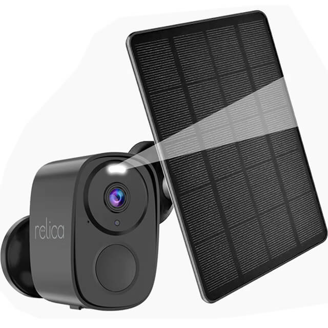 SREE ワイヤレスシリーズ(無線式カメラ/一般向け) ソーラーチャージ・モバイルスマートカメラ relicaG3 RL120C