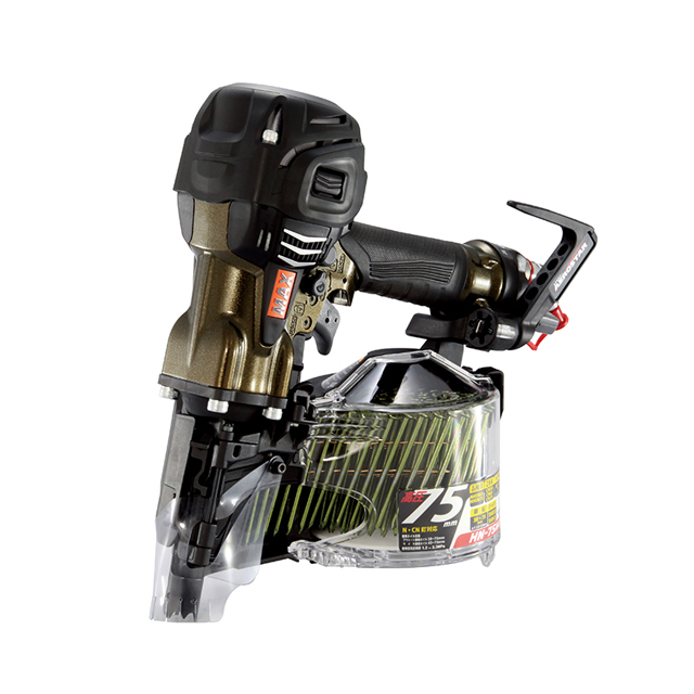 MAX　HN-75N4(D)-AO　釘打機　スーパーネイラ　アンバーオリーブ【限定色】