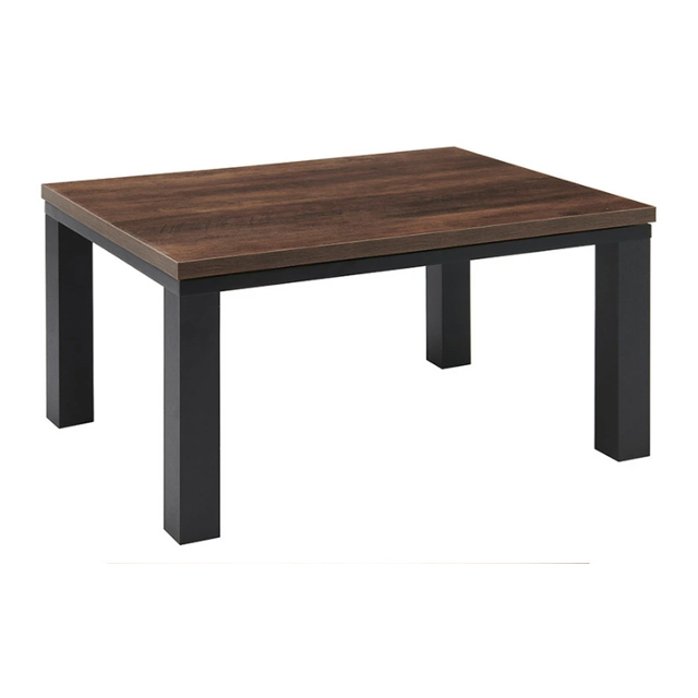 ユアサプライムス　こたつテーブル　フラットヒーター　YLW-8609MC(MBK)