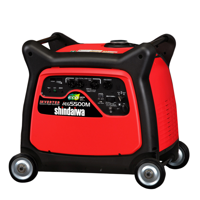 新ダイワ　インバータ発電機(ガソリンエンジン)【単相100/200V】　IEG5500M-Y2