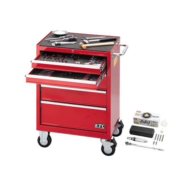 KTC　SK37226RXR　ローラーキャビネットセット[72点](5段5引出し)【2026SKセール限定品】