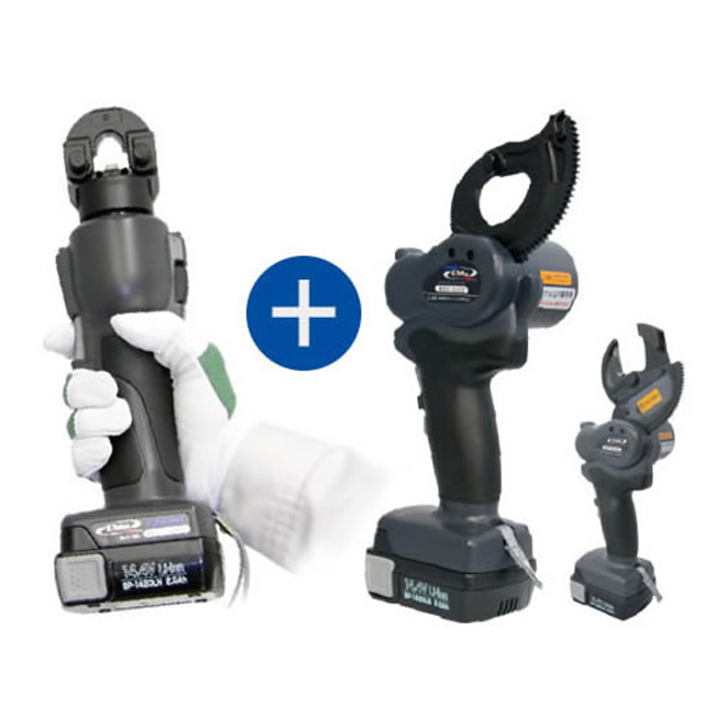 マクセルイズミ　電動油圧式多機能工具(圧着)/カッタ　コンボセット　REC-SP1463YS1