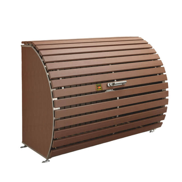 四国化成　ゴミストッカー　WP2型　上開き式　奥行700mm　GWP2-1814-07MB