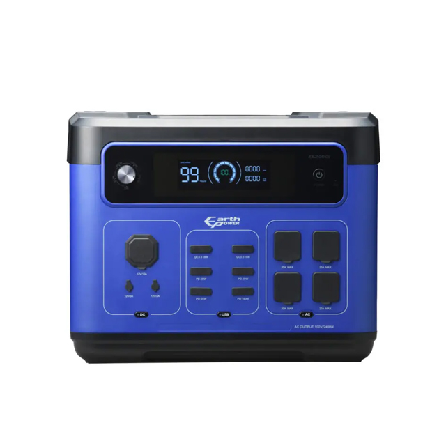 Willbeアースパワー　ポータブル電源　防水カバー付き　EL2050i