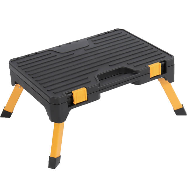 FIRST PRO　ツールボックス付き踏み台　TOOL-UP-1イエロー　TU1-Y