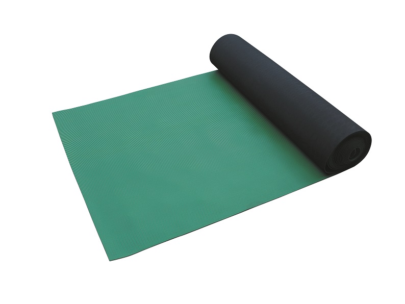 アラオ　筋入りゴムマット（B山マット）タテ筋　20ｍ　AR-1543