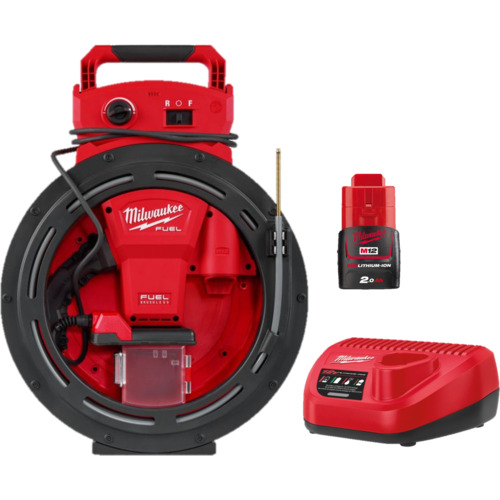 ミルウォーキー　【数量限定】M12　FUEL　高速配管清掃機　2.0Ah×1　キット　M12 HSFSM-201 LR JP