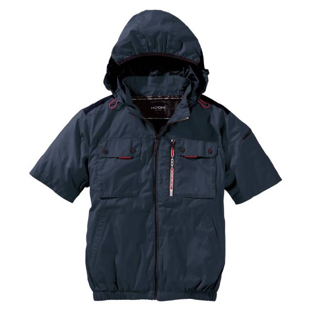 村上被服 鳳皇 ミドル半袖HJ ネイビーMサイズ V1127M