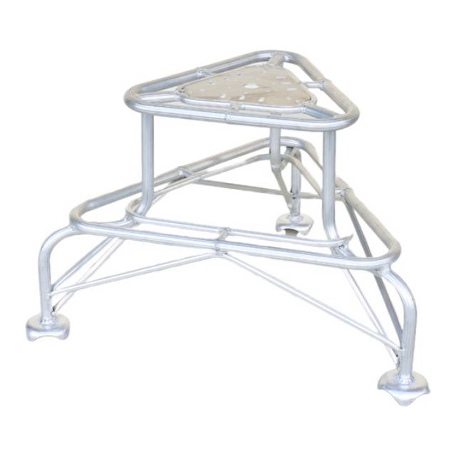 ハラックス　アルミ製段付き踏台　フミラック　2段　FL-50-2W