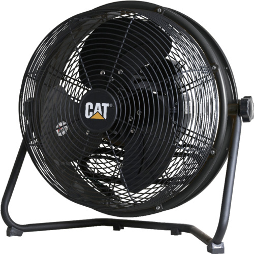 キャタピラー　CAT　工場扇　35ｃｍ　(壁・床タイプ）　羽根軸360°反転機能付　ブラック　EEMF-14S360BK