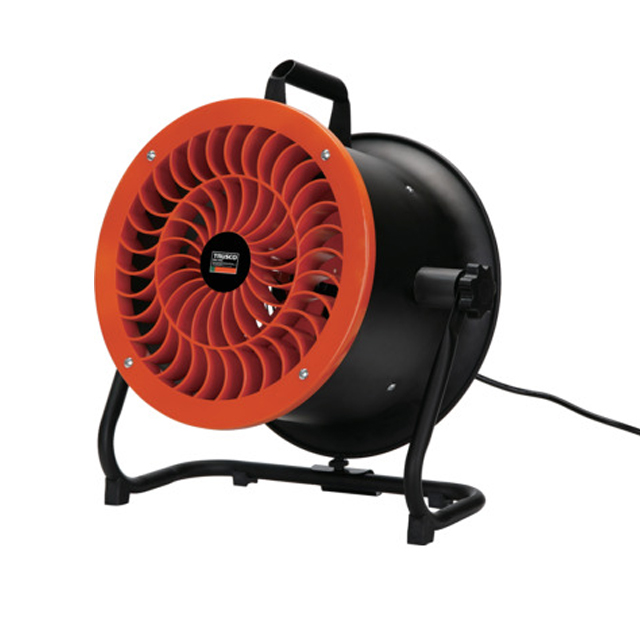 トラスコ　全閉式DCモーター工場扇　オレンジ　DF-25OR