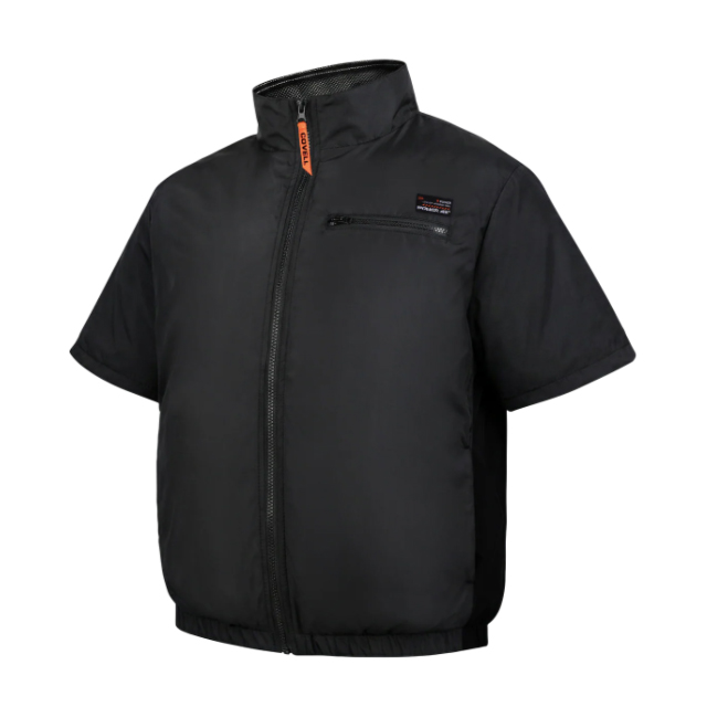 COVELL　空調冷風服　半袖タイプ　ブラック　Sサイズ　DXP002-Black-S
