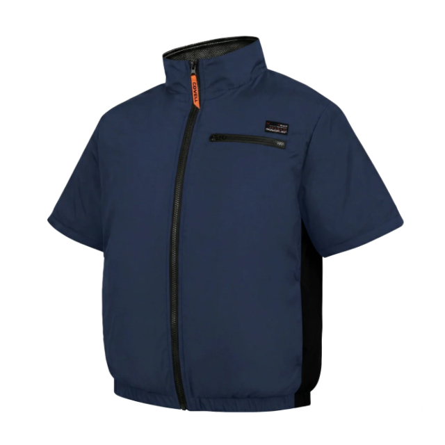 COVELL　空調冷風服　半袖タイプ　ブルー　Sサイズ　DXP002-Blue-S