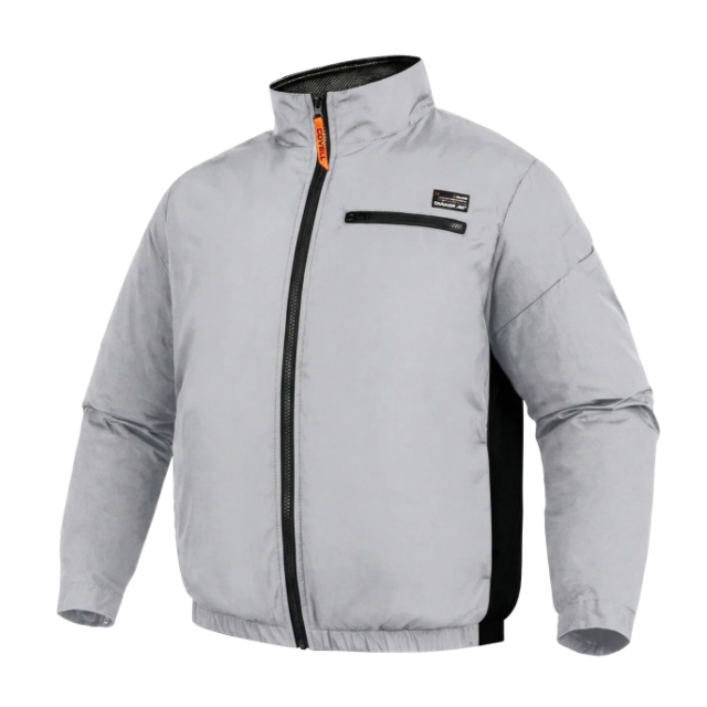 COVELL　空調冷風服　長袖タイプ　グレー　Sサイズ　CX-P002-Gray-S