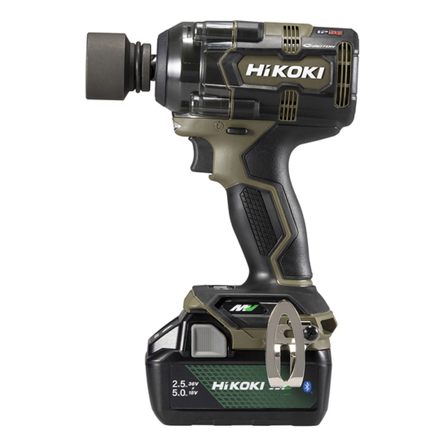 HiKOKI　コードレスインパクトレンチ　(バッテリー2個・充電器・ケース付き・ソケット別売)　限定色チャコールグレー　WR36DH(2XHGRSZ)