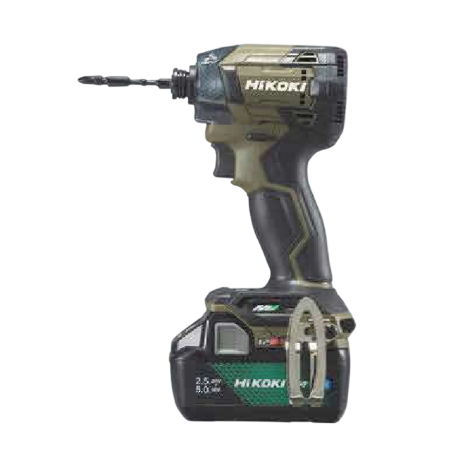 HiKOKI　コードレスインパクトドライバ　(バッテリー2個・充電器・ケース付き)　限定色チャコールグレー　WH36DD(2XHGRSZ)
