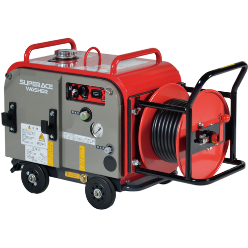 スーパー工業　高圧洗浄機防音タイプ(ホースリール付)　SEV-2108SSH
