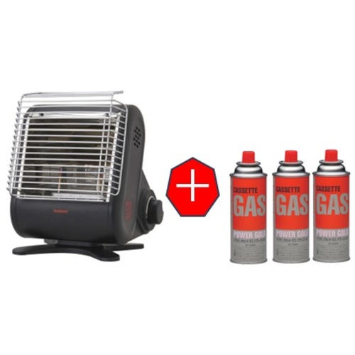 イワタニ カセットガスストーブ マイ暖mini+カセットガスパワーゴールド3本セット CBSTVMINCB2503PGSET