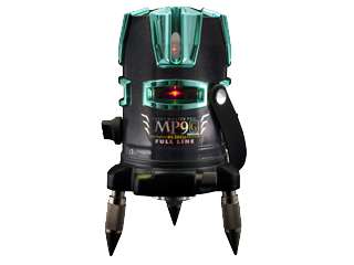 山真　高輝度フルラインレーザー　MP9G-W （EG)エメラルドグリーン　(本体＋受光器＋三脚)　